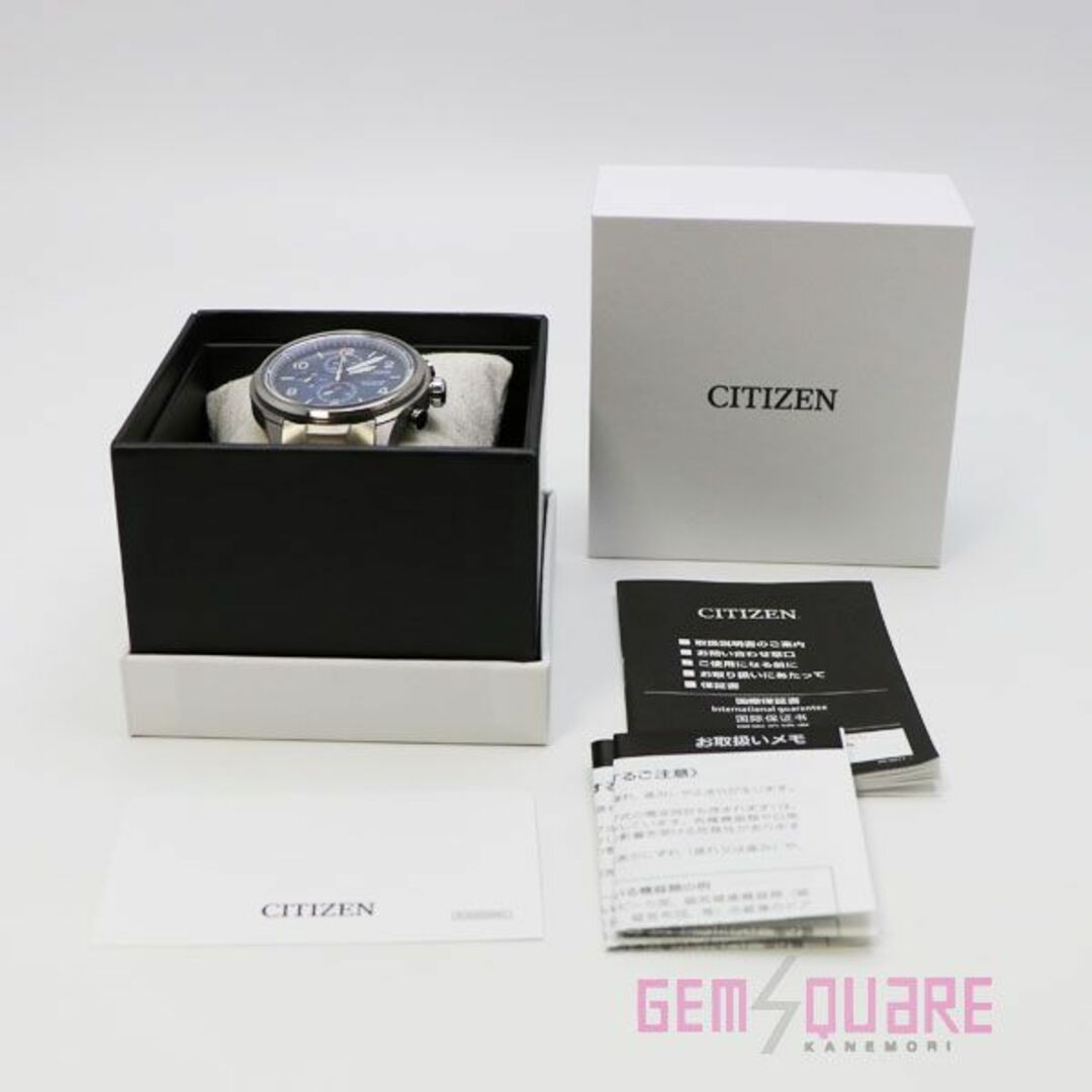 CITIZEN(シチズン)のCITIZEN シチズン エコドライブ 腕時計 チタン クロノグラフ 海外モデル 未使用品 CA0810-88L メンズの時計(腕時計(アナログ))の商品写真