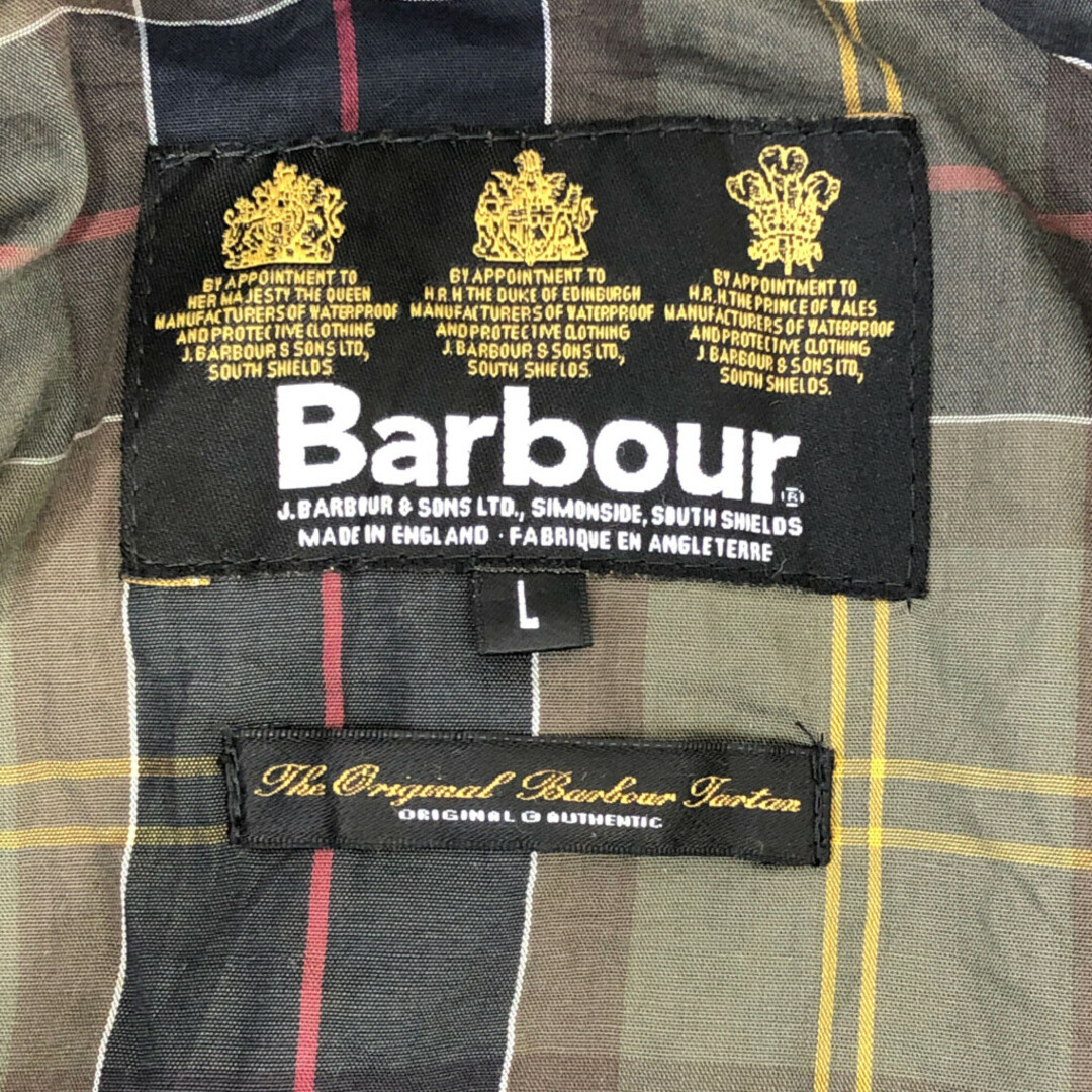 Barbour(バーブァー)のイングランド製 Barbour バブアー A68 flyweight wax Beaumont オイルドジャケット アウター ブラウン (メンズ L) 中古 古着 P9218 メンズのジャケット/アウター(その他)の商品写真