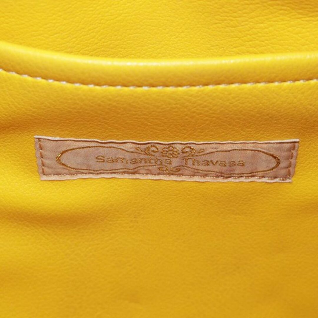 Samantha Thavasa(サマンサタバサ)のサマンサタバサ トートバッグ ハンドバッグ レザー バイカラー 黄 アイボリー レディースのバッグ(ハンドバッグ)の商品写真