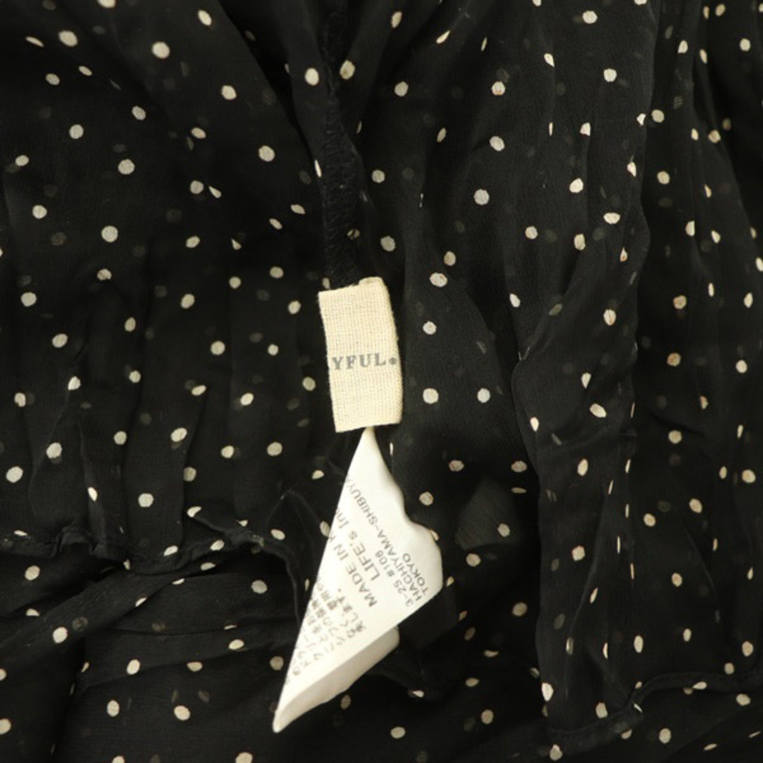 TODAYFUL(トゥデイフル)のトゥデイフル Chiffon Dot Blouseシフォンドットブラウス 七分袖 レディースのトップス(その他)の商品写真