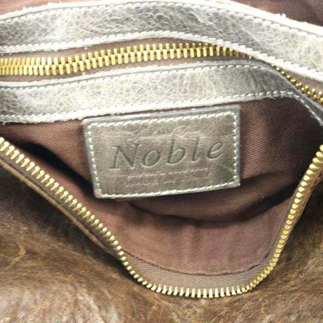 Noble(ノーブル)のノーブル NOBLE ワンショルダーバッグ レザー 茶 レディースのバッグ(ショルダーバッグ)の商品写真