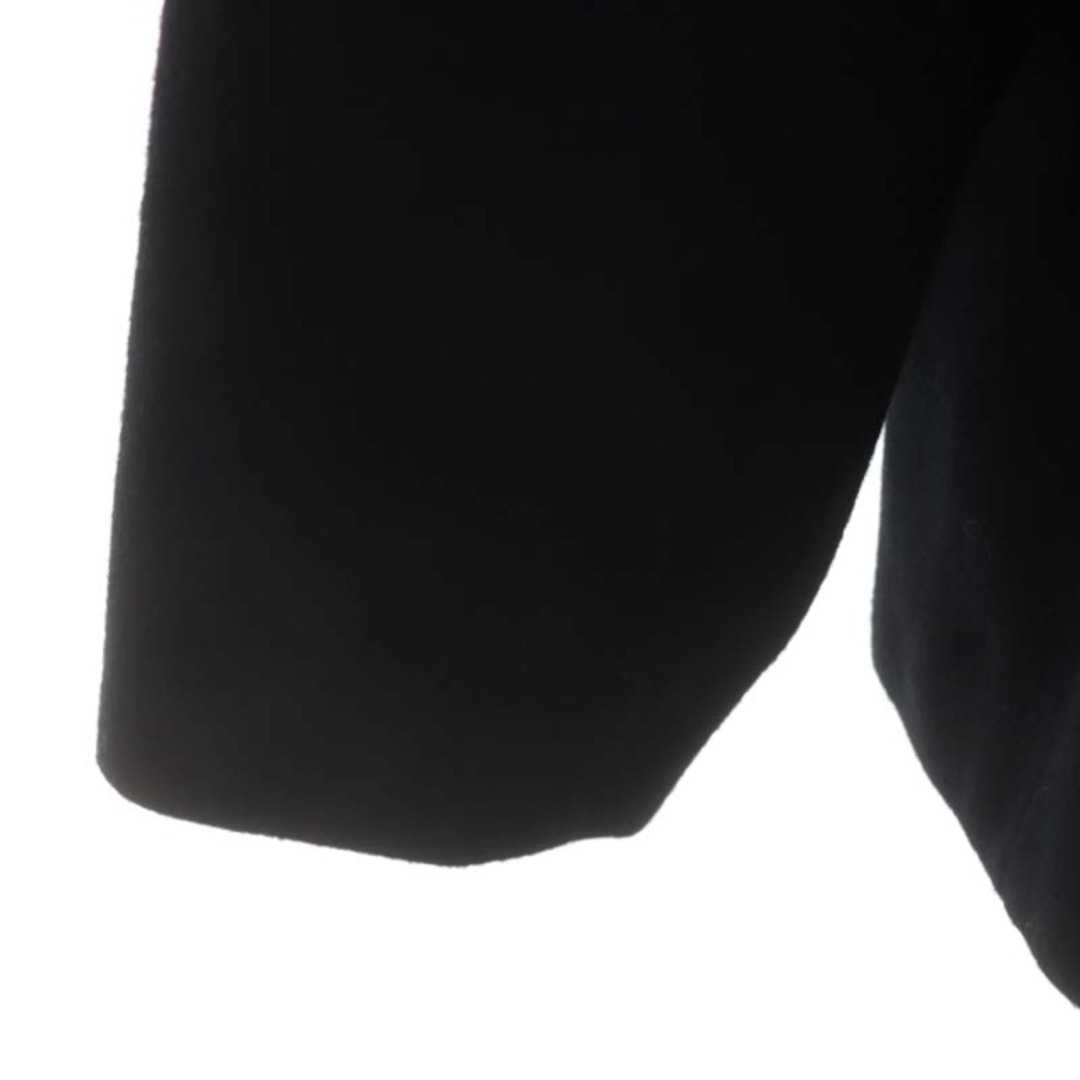 BOSCH(ボッシュ)のボッシュ ボトルネックウールジャケット アウター ノーカラー 38 黒 ブラック レディースのジャケット/アウター(ブルゾン)の商品写真