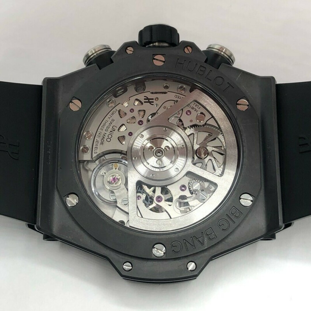 HUBLOT(ウブロ)の　ウブロ HUBLOT ビッグバン　ウニコ　ブラックマジック 441.CI.1171.RX チタン/セラミック メンズ 腕時計 メンズの時計(その他)の商品写真