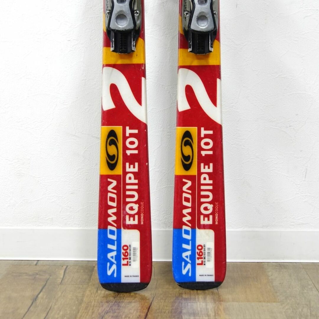 サロモン SALOMON EQUIPE エキップ 10T 2V 160cm センター64mm サロモン SALOMON EQUIPE エキップ 10T 2V 160cm センター64mm