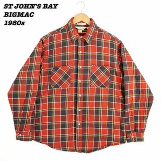 ST JOHN'S BAY BIGMAC Flannel Shirts 80s(シャツ)