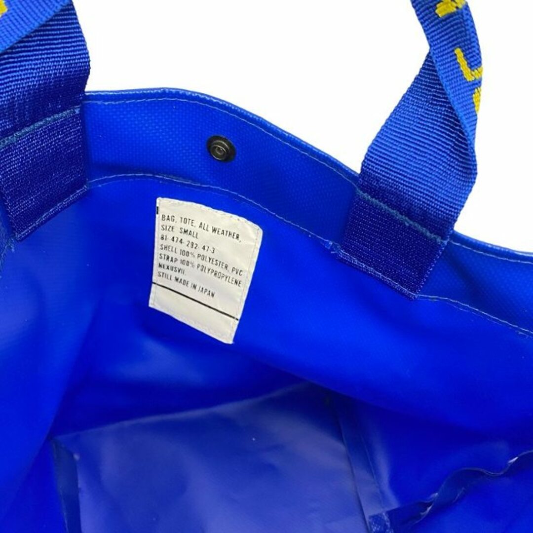 NEXUS7(ネクサス7)のネクサスセブン NEXUS7 オールウェザー トートバッグ S PVC 青 メンズのバッグ(トートバッグ)の商品写真