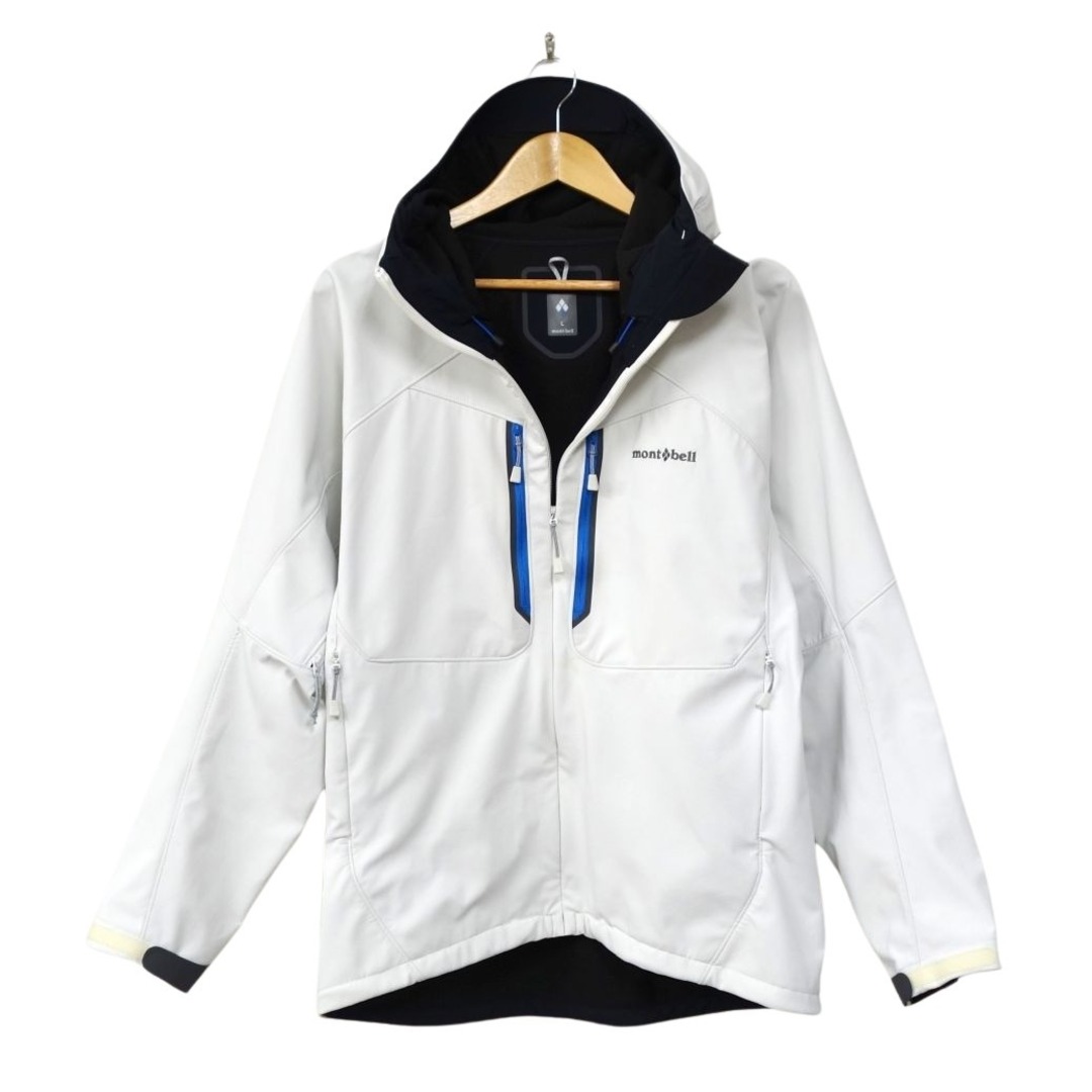 モンベル mont-bell パウダーシェッドパーカ メンズL ホワイト モンベル mont-bell パウダーシェッドパーカ メンズL ホワイト
