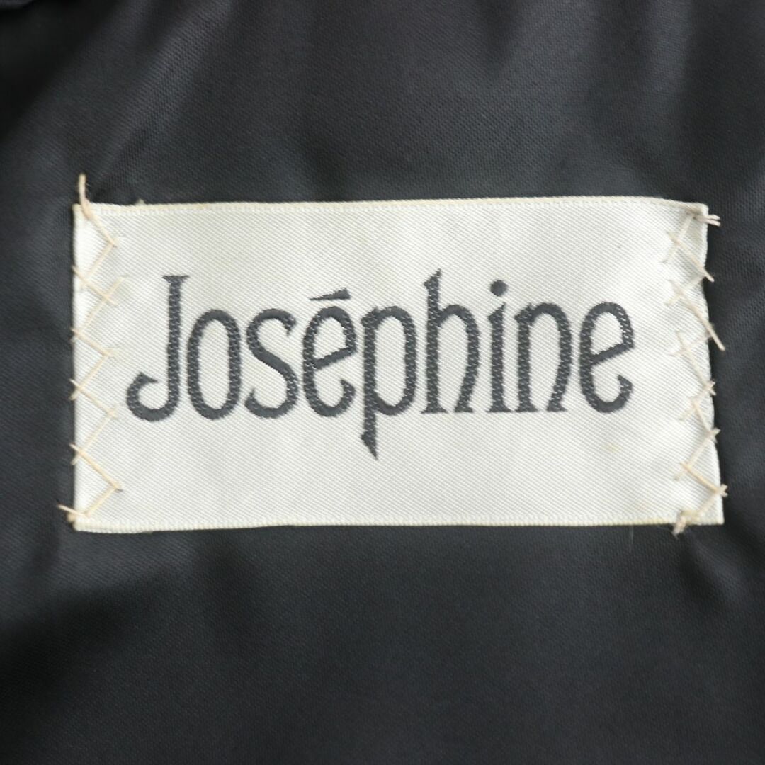 JOSEPH(ジョゼフ)の極美品◆Josephine　ジョセフィーヌ　MINK　ミンク　逆毛　本毛皮コート　ブラック　9　毛質艶やか・柔らか◎ レディースのジャケット/アウター(毛皮/ファーコート)の商品写真