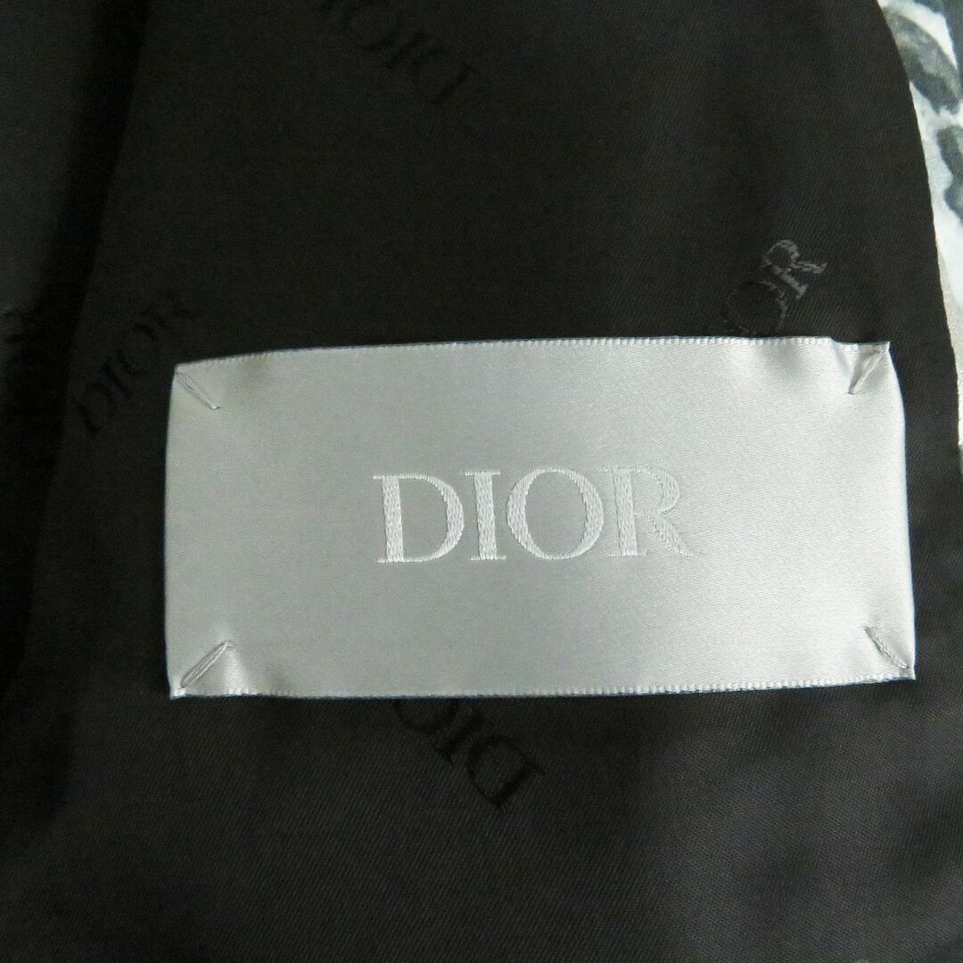 Dior(ディオール)の極美品□DIOR/ディオール オム 933C401A4566 総柄 ローラーコースターバックル コーティング パンテールブルゾン グレー系 48 伊製 正規品 メンズのジャケット/アウター(ブルゾン)の商品写真