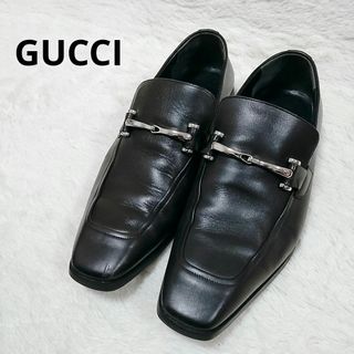 Gucci - GUCCI  グッチ ローファー  革靴   ビジネスシューズ  黒　ブラック