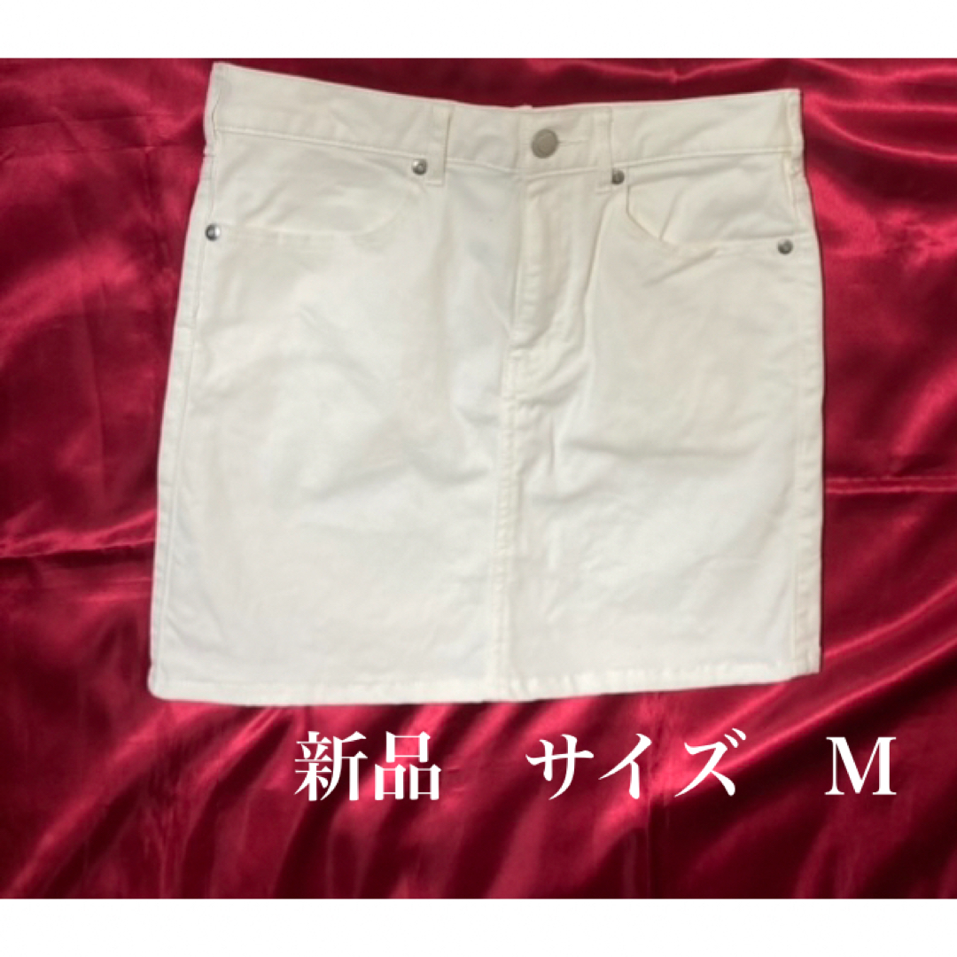 GU(ジーユー)のＧＵストレッチデニムミニスカート　【Ｍ】 レディースのスカート(ミニスカート)の商品写真