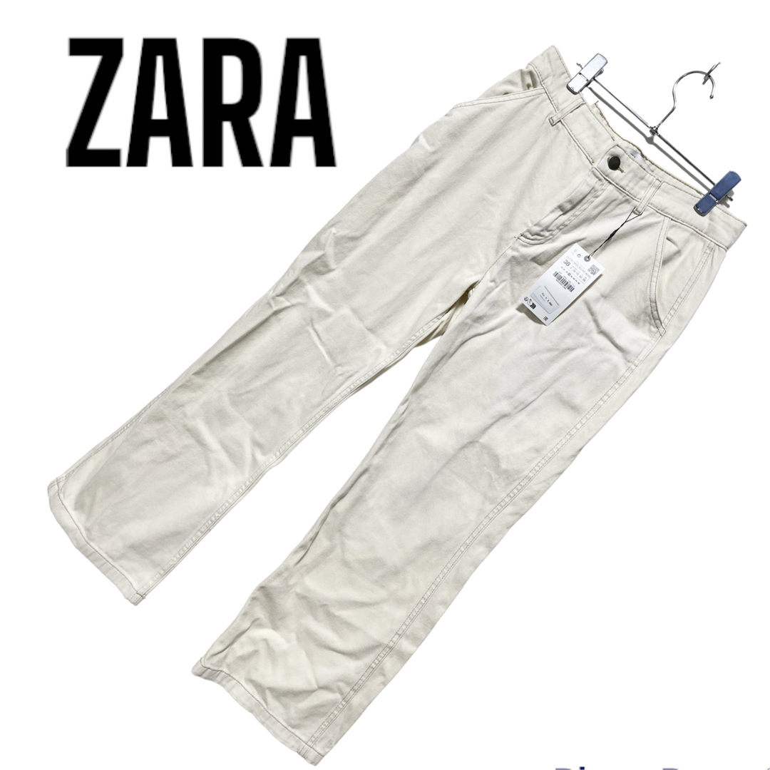 ZARA(ザラ)のZARA ハイウエストデニムパンツ レディースのパンツ(デニム/ジーンズ)の商品写真