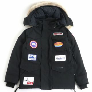 カナダグース(CANADA GOOSE)の美品□CANADA GOOSE カナダグース×ランス・マッケイ 4071JM R CONSTABLE PARKA ダウンジャケット ブラック S カナダ製 国内正規品 希少(ダウンジャケット)