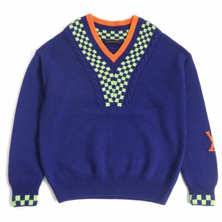 ヴィトン(LOUIS VUITTON) ニット/セーター(メンズ)(ブルー・ネイビー ヴィトン(LOUIS VUITTON) ニット/セーター(メンズ)(ブルー・ネイビー