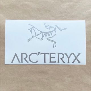 アークテリクス(ARC'TERYX)のセール◆13㎝◆ARC'TERYX アークテリクス ステッカー◆シルバー◆(その他)