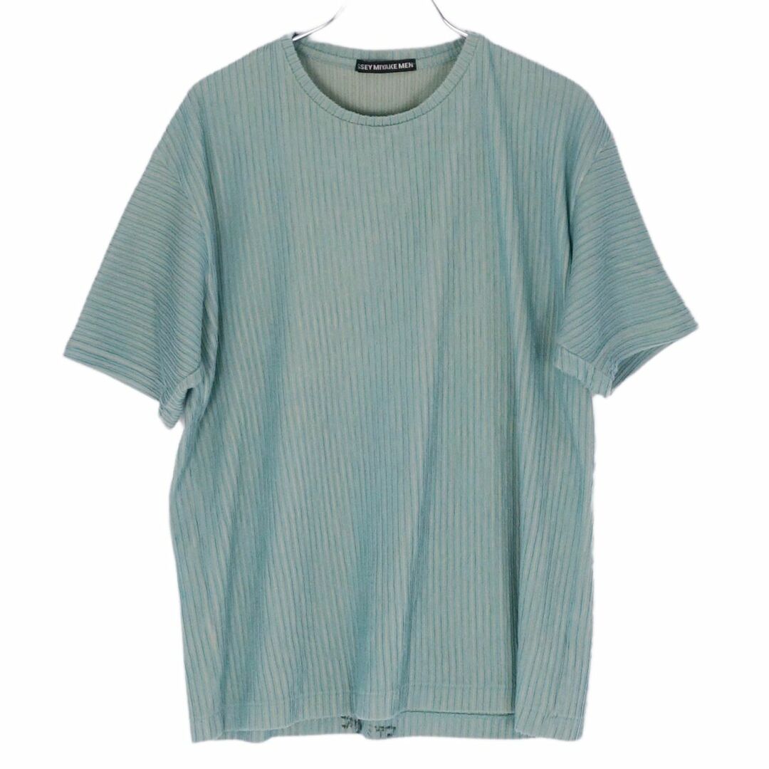 ISSEY MIYAKE(イッセイミヤケ)のイッセイミヤケ ISSEY MIYAKE MEN Tシャツ カットソー 半袖 ショートスリーブ コットン トップス メンズ 2(M相当) グレー メンズのトップス(Tシャツ/カットソー(半袖/袖なし))の商品写真