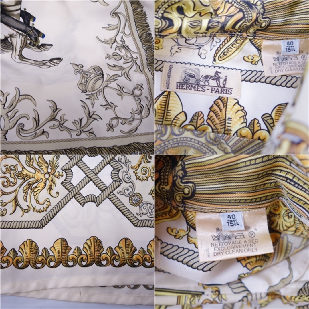 HERMES - Vintage エルメス HERMES シャツ ボタンダウンシャツ HERMES - Vintage エルメス HERMES シャツ ボタンダウンシャツ