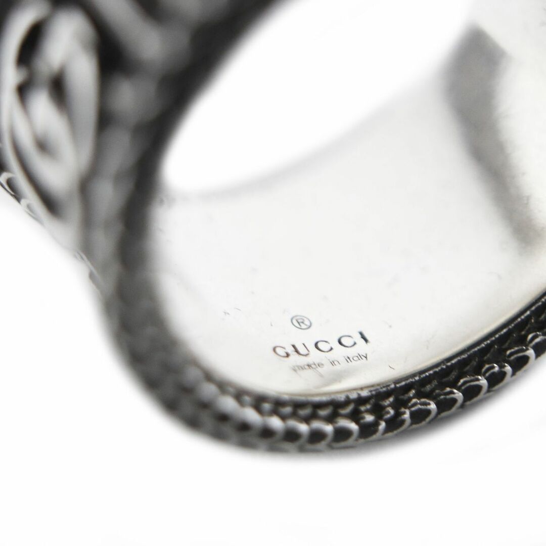 Gucci(グッチ)の美品□定価￥50,600 GUCCI/グッチ 577201 ダブルG スネーク SV925 スターリングシルバー リング/指輪 18号 イタリア製 重量16.2g メンズ　t10-st30331-53691 メンズのアクセサリー(リング(指輪))の商品写真