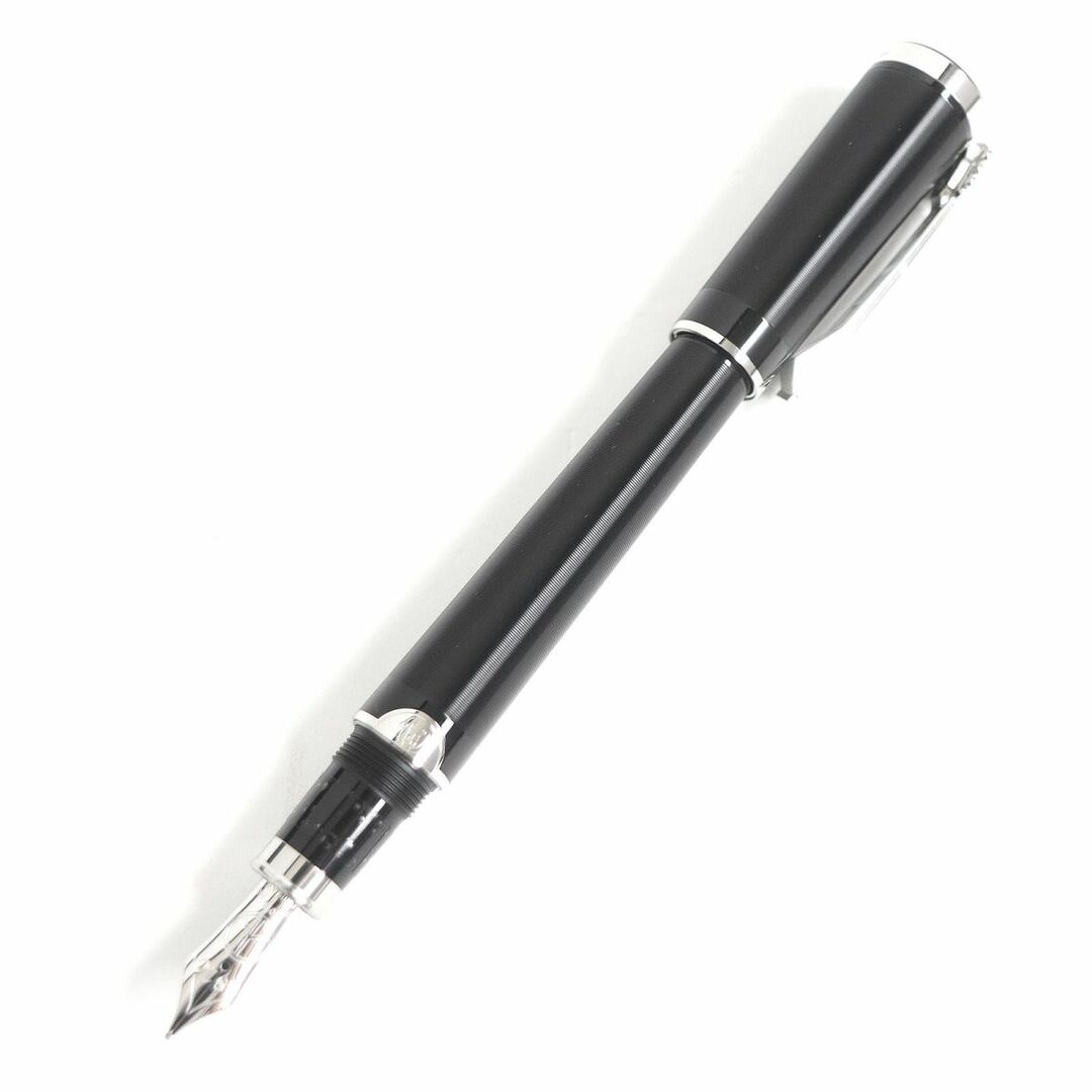 MONTBLANC(モンブラン)の未使用品□MONTBLANC/モンブラン ドネーションペン ジョン・レノン スペシャルエディション ペン先18K Mニブ 万年筆 黒×銀 ドイツ製 箱付 t14-st30327-006 インテリア/住まい/日用品の文房具(ペン/マーカー)の商品写真