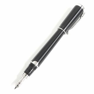 モンブラン(MONTBLANC)の未使用品□MONTBLANC/モンブラン ドネーションペン ジョン・レノン スペシャルエディション ペン先18K Mニブ 万年筆 黒×銀 ドイツ製 箱付 t14-st30327-006(ペン/マーカー)