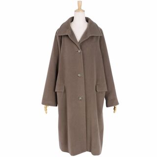 マックスマーラ(Max Mara)のマックスマーラ Max Mara コート ロングコート 無地 ウール アウター レディース JI42 USA8 FB40(M相当) ブラウン(その他)