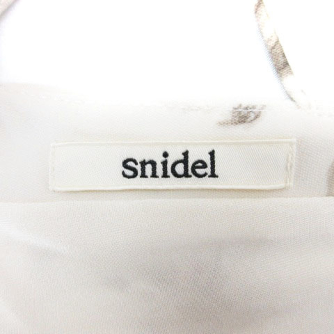 SNIDEL(スナイデル)のスナイデル ペールトーンフラワー ワンピース ノースリーブ アイボリー レディースのワンピース(その他)の商品写真