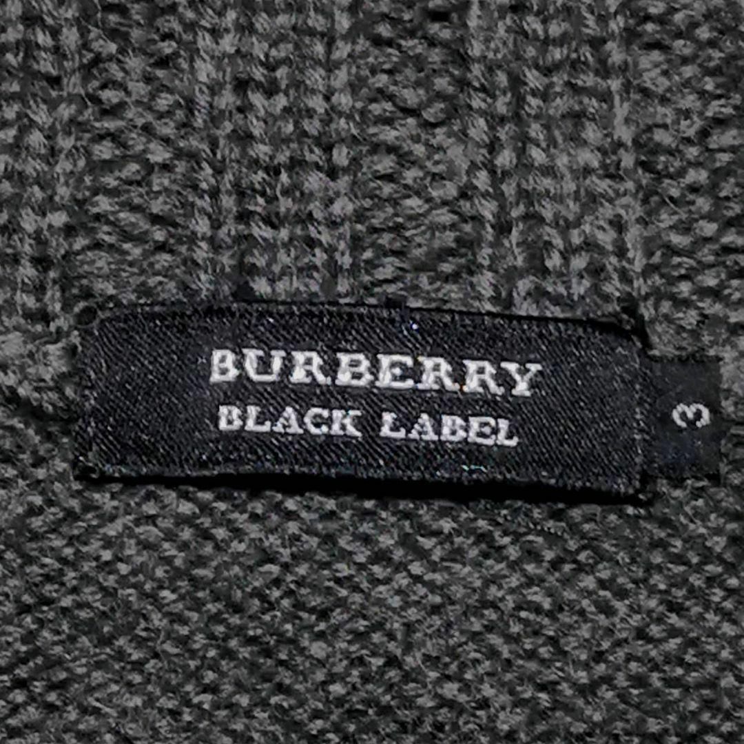 BURBERRY BLACK LABEL(バーバリーブラックレーベル)の極美品 L バーバリーブラックレーベル ブルゾン 灰 ホースロゴ ノバチェック メンズのジャケット/アウター(ブルゾン)の商品写真