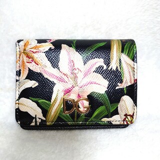 Dolce & Gabbana  二つ折り財布 ミニウォレット 花柄