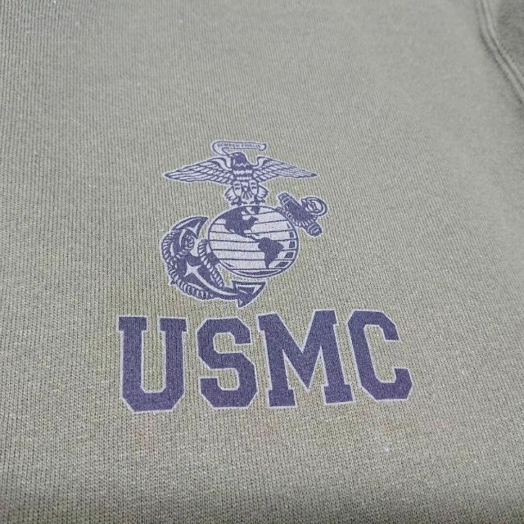 USMC 米軍実物 裏起毛 スウェットトレーナー アメリカ軍 古着 ミリタリー メンズのトップス(スウェット)の商品写真