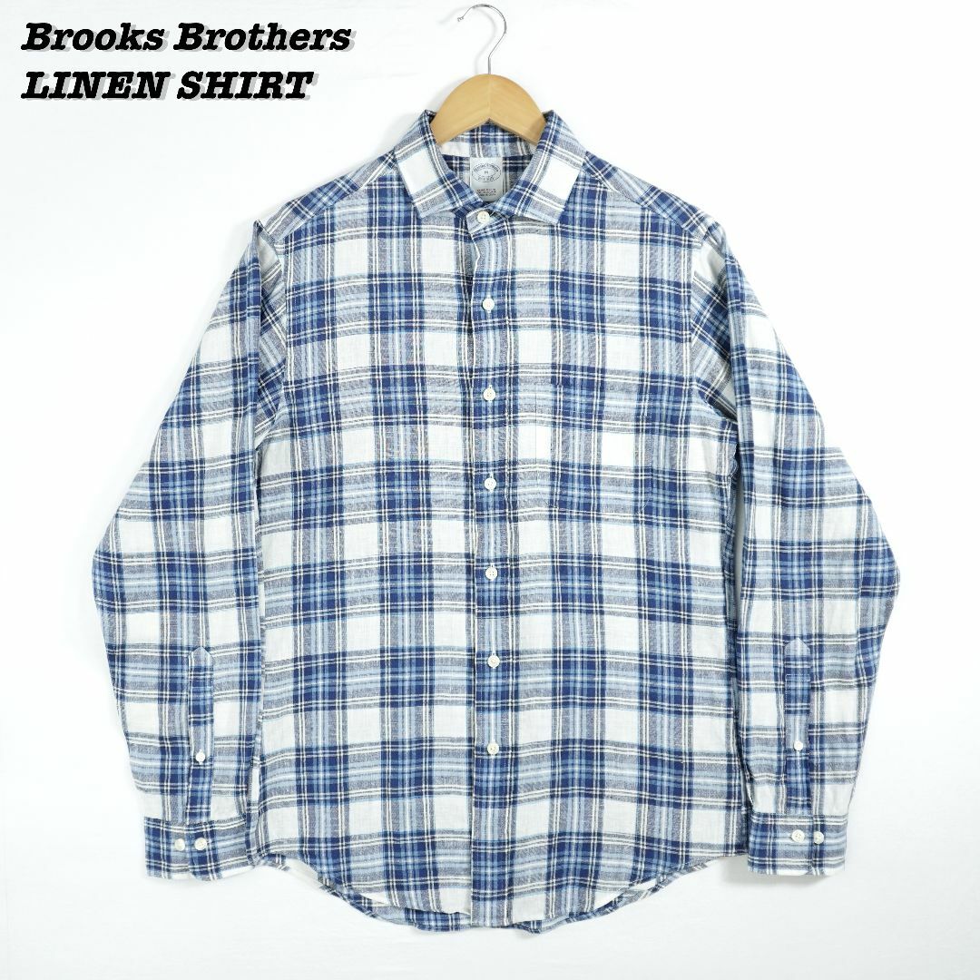 Brooks Brothers(ブルックスブラザース)のBrooks Brothers LINEN SHIRTS M SH24012 メンズのトップス(シャツ)の商品写真