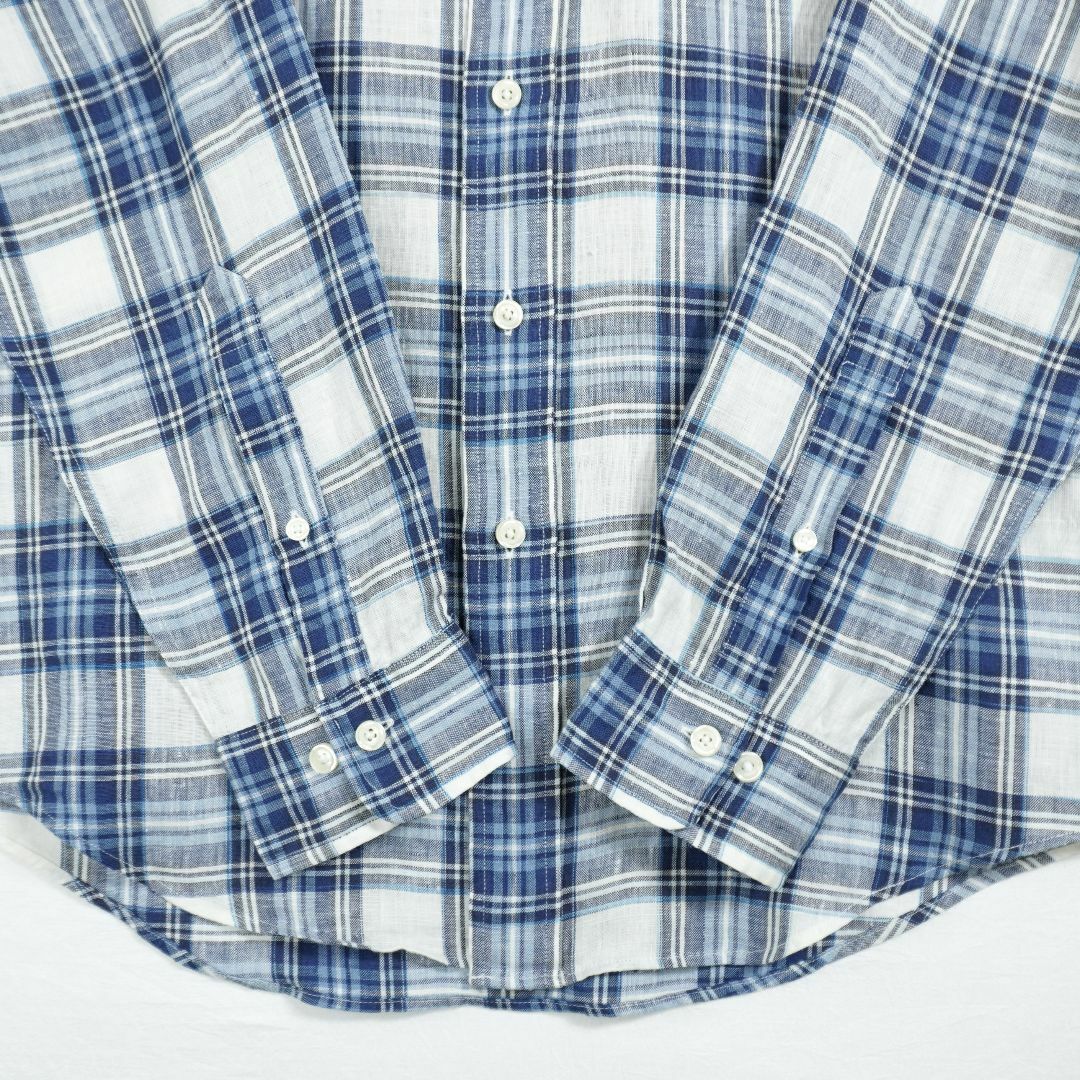 Brooks Brothers(ブルックスブラザース)のBrooks Brothers LINEN SHIRTS M SH24012 メンズのトップス(シャツ)の商品写真