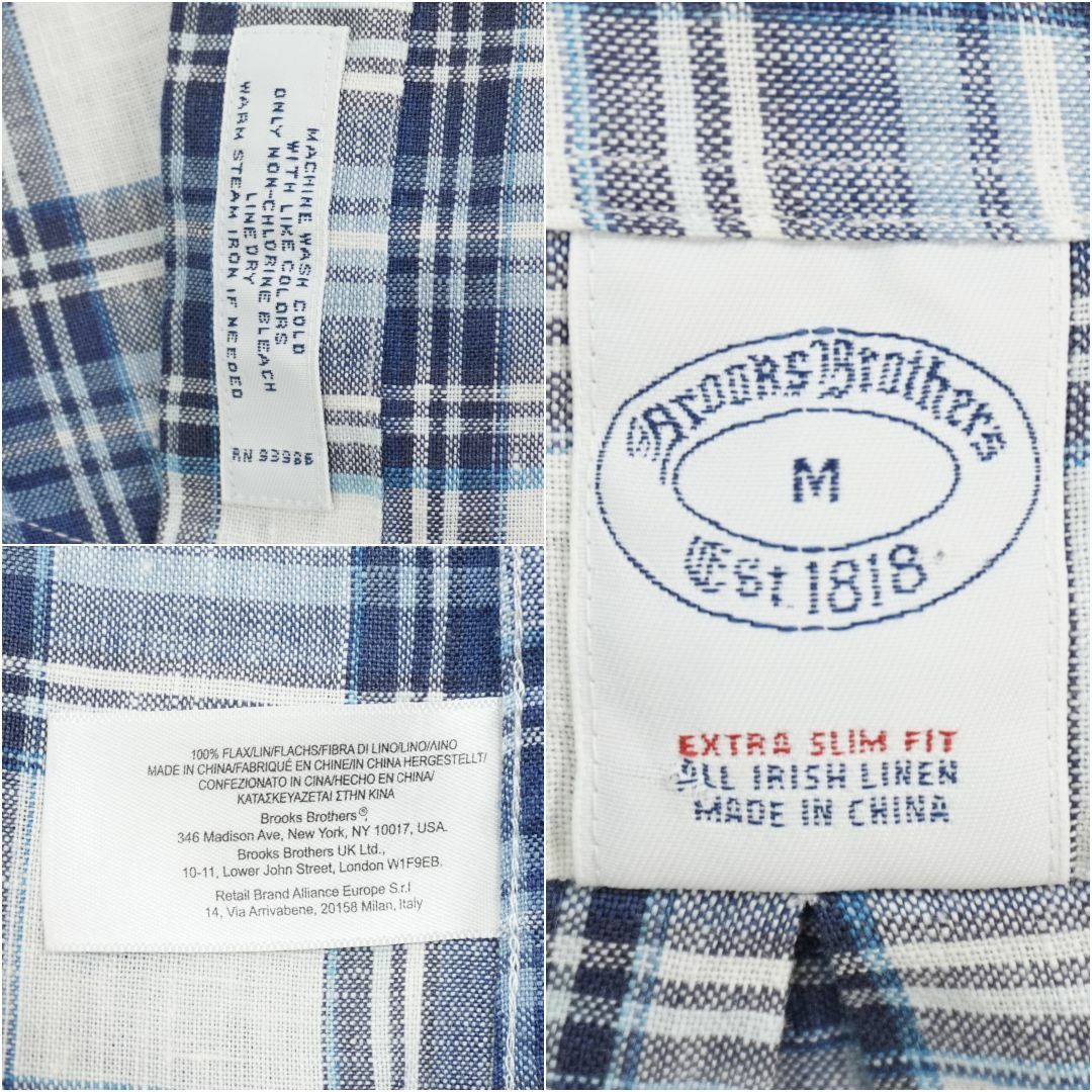 Brooks Brothers(ブルックスブラザース)のBrooks Brothers LINEN SHIRTS M SH24012 メンズのトップス(シャツ)の商品写真