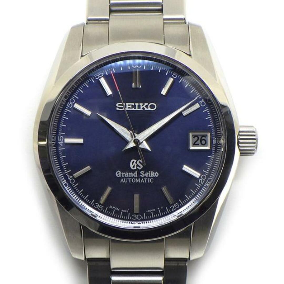 SEIKO(セイコー)のグランドセイコー Grand Seiko 腕時計 SBGR073 メカニカル ブルーサンレイ文字盤 カレンダー 裏スケ SS 自動巻き 【中古】 メンズの時計(腕時計(アナログ))の商品写真