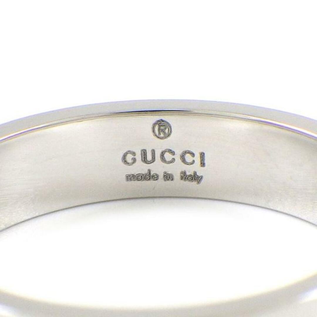 Gucci(グッチ)のグッチ GUCCI リング アイコン スリム 660070 J8502 9000 GG ロゴ K18WG 10.5号 / #11 【中古】 レディースのアクセサリー(リング(指輪))の商品写真