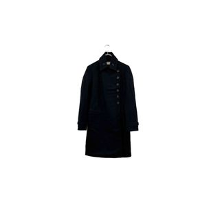 Made in ITALY Cycle black coat サイクル ロングコート ブラック カシミヤ混 アウター レディース ヴィンテージ 8(ロングコート)