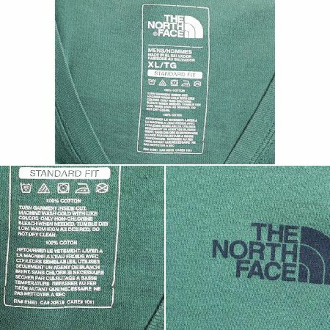 THE NORTH FACE(ザノースフェイス)のノースフェイス 両面 プリント 長袖 Tシャツ メンズ XL / The North Face アウトドア ロンT プリントT ロゴT バックプリント クルーネック メンズのトップス(Tシャツ/カットソー(七分/長袖))の商品写真