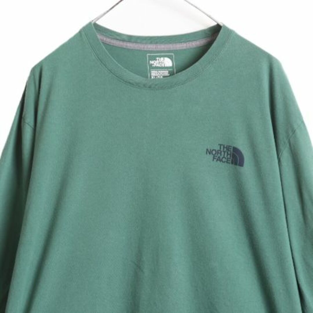 THE NORTH FACE(ザノースフェイス)のノースフェイス 両面 プリント 長袖 Tシャツ メンズ XL / The North Face アウトドア ロンT プリントT ロゴT バックプリント クルーネック メンズのトップス(Tシャツ/カットソー(七分/長袖))の商品写真