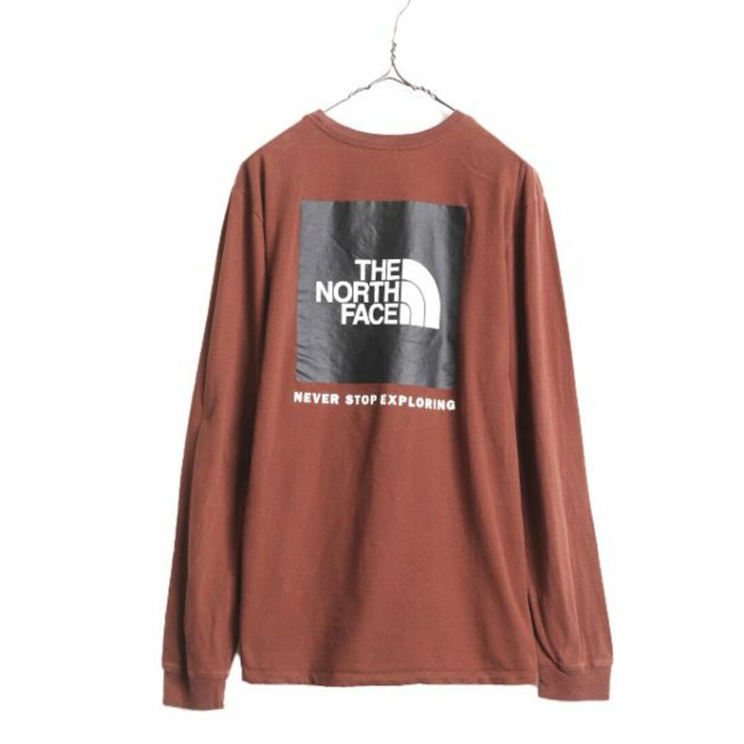 THE NORTH FACE(ザノースフェイス)のノースフェイス 両面 プリント 長袖 Tシャツ メンズ L / The North Face アウトドア ロンT プリントT ロゴT バックプリント クルーネック メンズのトップス(Tシャツ/カットソー(七分/長袖))の商品写真