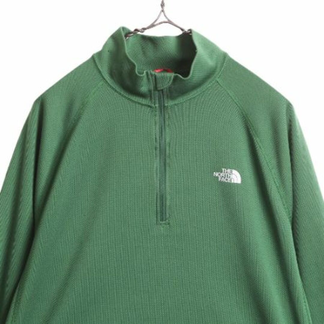 【送料無料ライン/39ショップ】 THE NORTH Tシャツ 長袖 ハーフジップ ノースフェイス - FACE 長袖Tシャツ