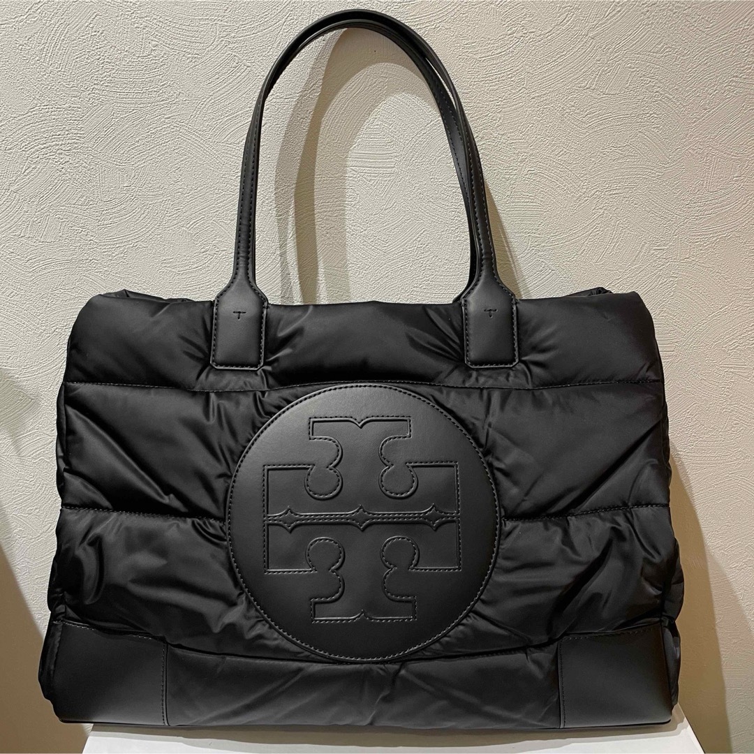 Tory Burch(トリーバーチ)のTORY BURCH♦︎トリーバーチ エラ パフィートートバッグ ブラック 黒 レディースのバッグ(トートバッグ)の商品写真
