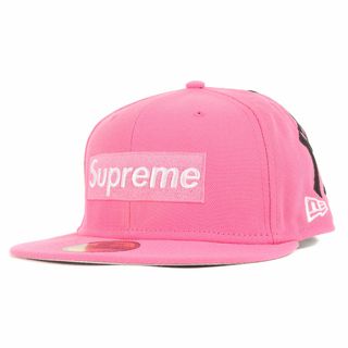 シュプリーム(Supreme)の新品 Supreme シュプリーム キャップ サイズ:7 5/8(60.6cm) 21AW NEW ERA New York Yankees MLB ボックス ロゴ ベースボールキャップ Box Logo New Era ピンク 帽子 コラボ ニューエラ ヤンキース【メンズ】(キャップ)