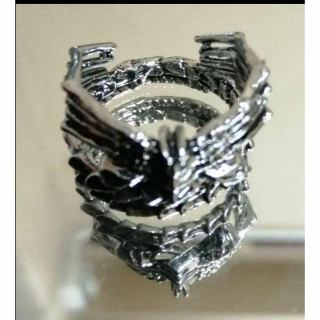 【SALE】メンズ　リング　指輪　アクセサリー　手　シルバー　ハンド　18号 メンズのアクセサリー(リング(指輪))の商品写真