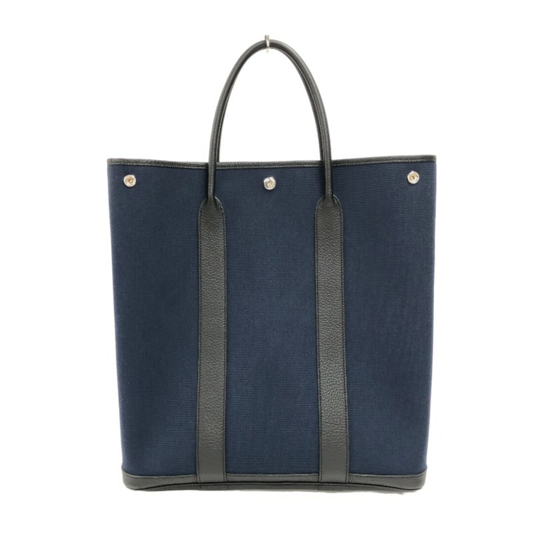 Hermes - エルメス HERMES ガーデンファイルMM Z刻 ネイビー/ブラック Hermes - エルメス HERMES ガーデンファイルMM Z刻 ネイビー/ブラック