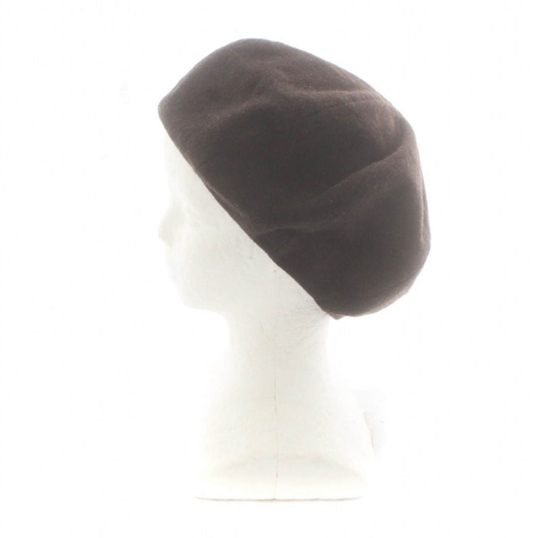 CA4LA(カシラ)のカシラ CA4LA ベレー帽 帽子 ウール 羊毛 茶 ブラウン DOU01695 レディースの帽子(ハンチング/ベレー帽)の商品写真
