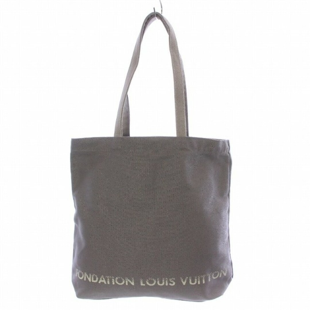 LOUIS VUITTON(ルイヴィトン)のルイヴィトン フォンダシオン 美術館 限定 トートバッグ キャンバス グレー レディースのバッグ(トートバッグ)の商品写真