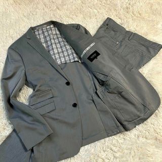 バーバリーブラックレーベル(BURBERRY BLACK LABEL)の【爽やか】BURBERRY BLACK LABEL スーツ　S　シルバーグレー(セットアップ)