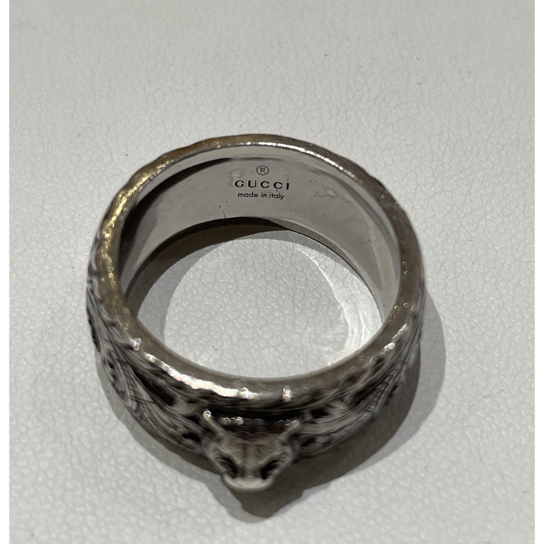 Gucci(グッチ)のGUCCI♦︎グッチ タイガーヘッドリング 925 サイズ21 メンズのアクセサリー(リング(指輪))の商品写真