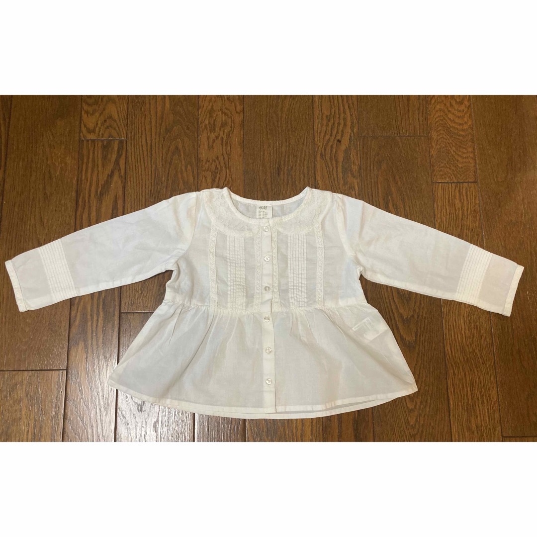 H&M(エイチアンドエム)のH&M ブラウス　 キッズ/ベビー/マタニティのキッズ服女の子用(90cm~)(ブラウス)の商品写真