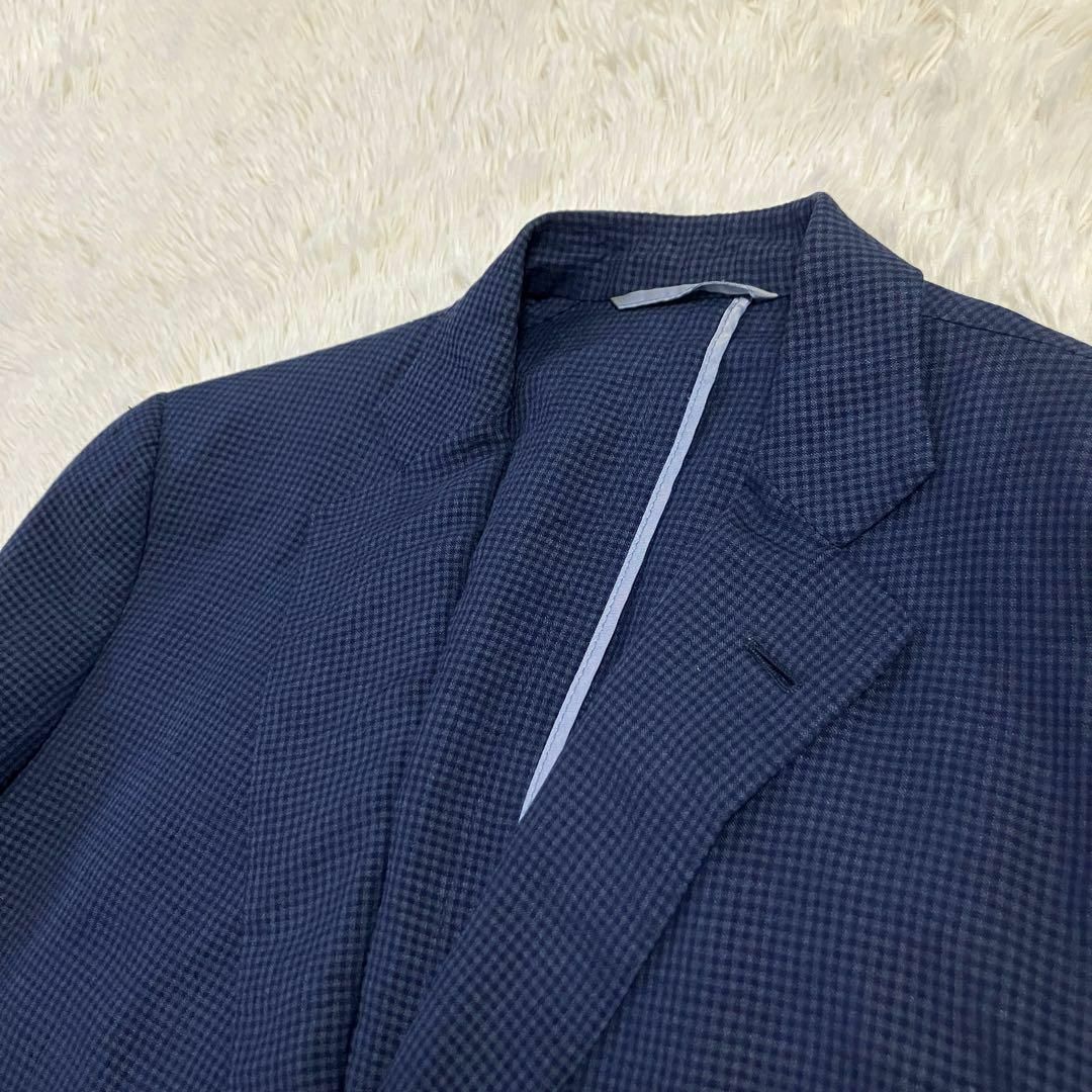 Ermenegildo Zegna(エルメネジルドゼニア)の【シルク・リネン】Ermenegildo Zegna　テーラード　最高級　XL メンズのジャケット/アウター(テーラードジャケット)の商品写真