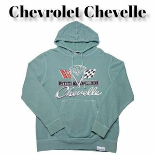 Chevrolet Chevelleビッグプリント スウェットパーカー シボレー(パーカー)